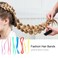 Anself-Mini Hair Bands Soft Elastic Bands for Kids Girls Hair Braiding Disposable Hair Bands for Fine Hair