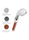 Generic - Transparent Shower Head Water Filter Silver/Clear L