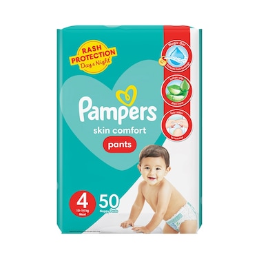 Pampers Skin Comforts Pants Size 4 (10 - 14 kg) 50 pcs 
