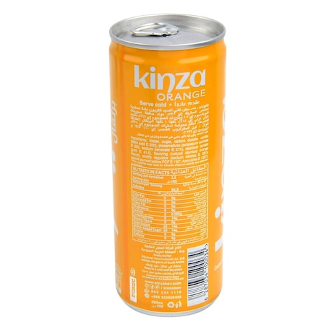 Kinza Orange Carbonated Soft Drink 250ml