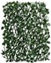 YATAI Expandable Bamboo Wood Fence with Artificial Green Ivy Leaves - 4 Pcs