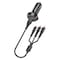 TotuLife Smart Series QC Car Charger and 3-in-1 Charging Cable Black