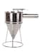 Stainless Steel Pancake Batter Dispenser Silver 1000ml