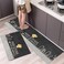 2 PCS Set Large Kitchen Mats With Thick Non Slip Bottom For Kitchen Floor With Beautiful Design (50&times;80CM And 50&times;160CM)