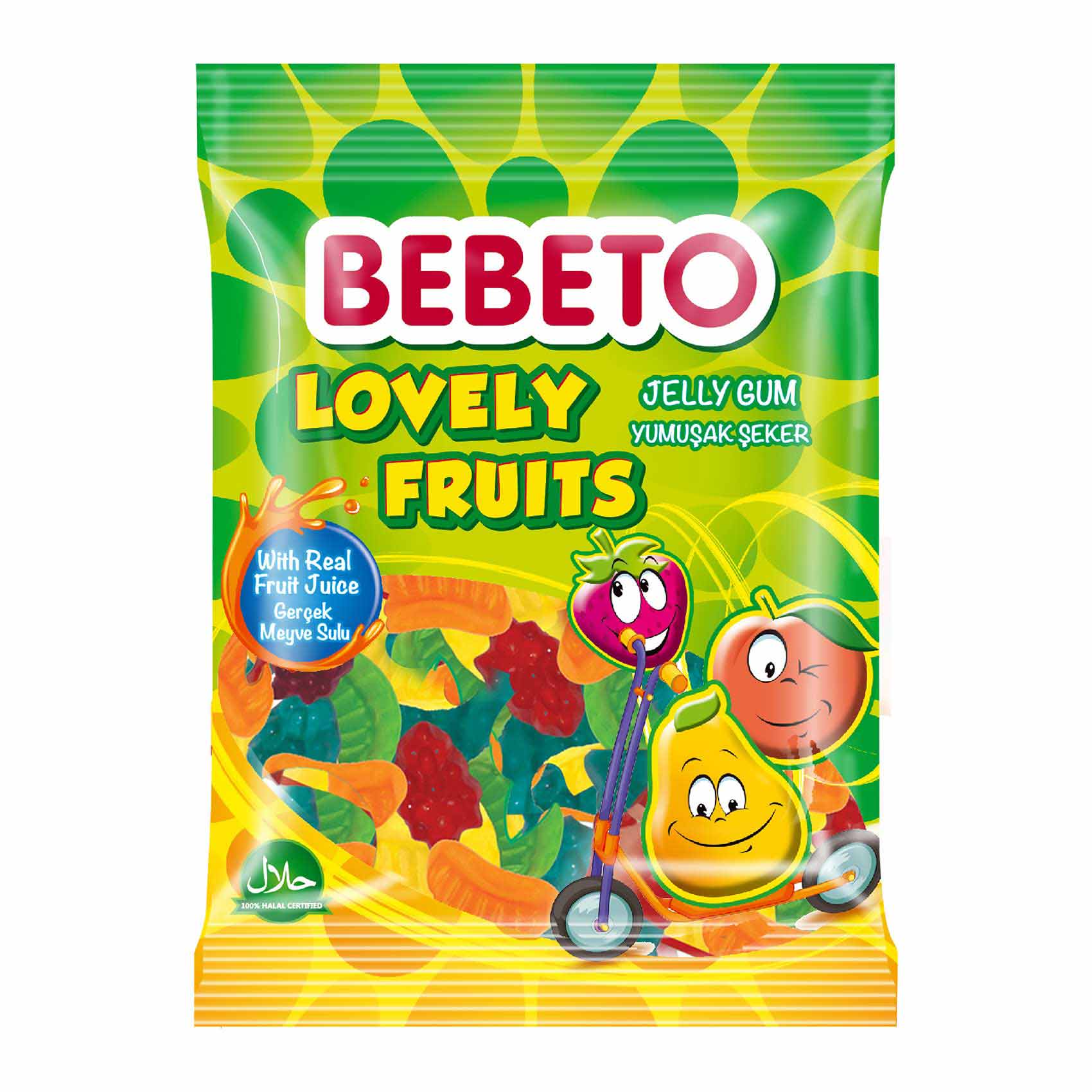 Bebeto Lovely Fruits Jelly – 80 gm Bebeto Lovely Fruits Jelly – 80 gm