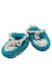 Pikkaboo-LittleFeet Handmade Crocheted Baby Booties-blue