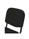 Sulsha Furniture 2 Piece Reception Visitor Chair Office, Conference Desk For Guest Waiting Chair, Room Lobby Banquet Events Chair, Study Chair Black