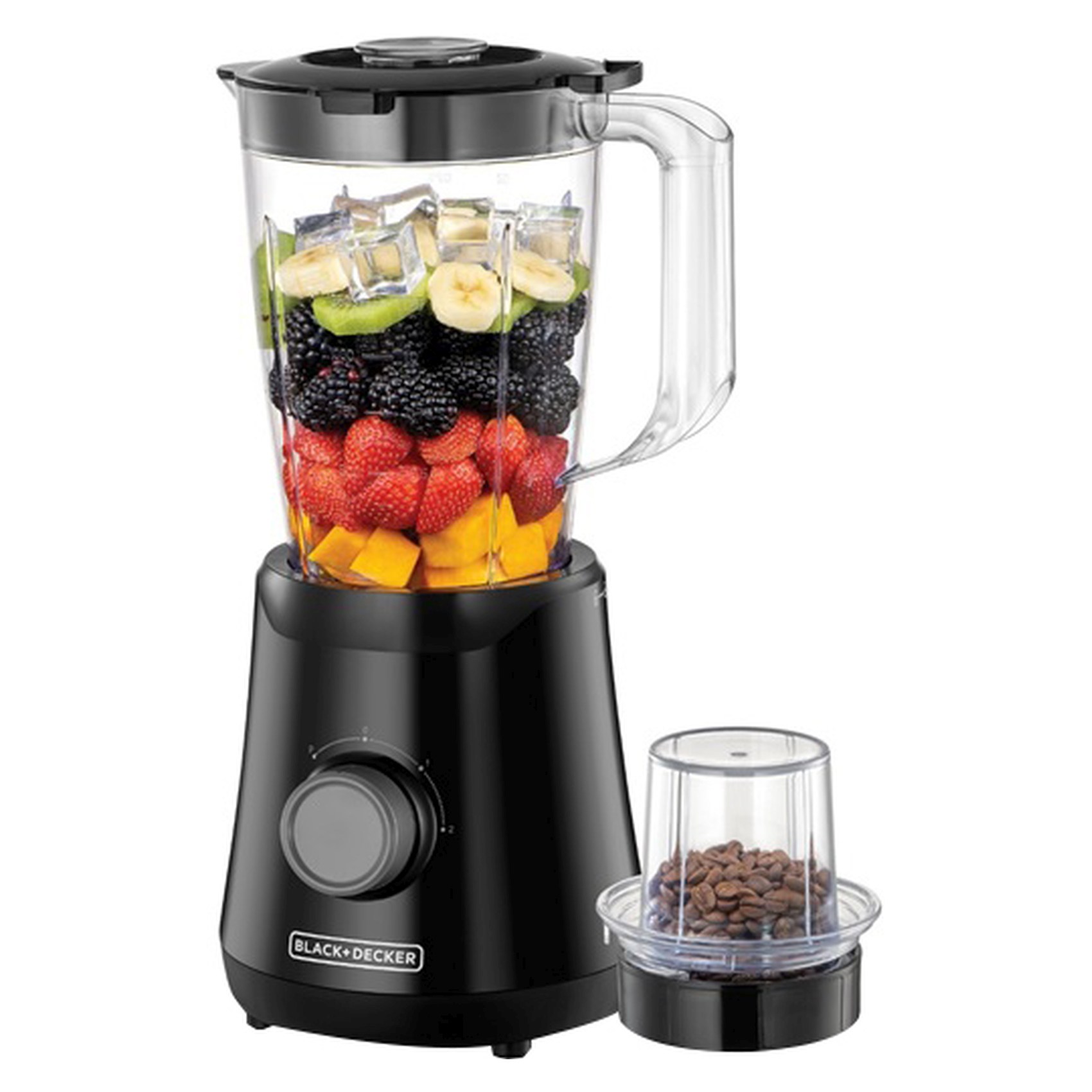 Black+Decker Blender With Grinding Mill BX530-B5 Black 500W