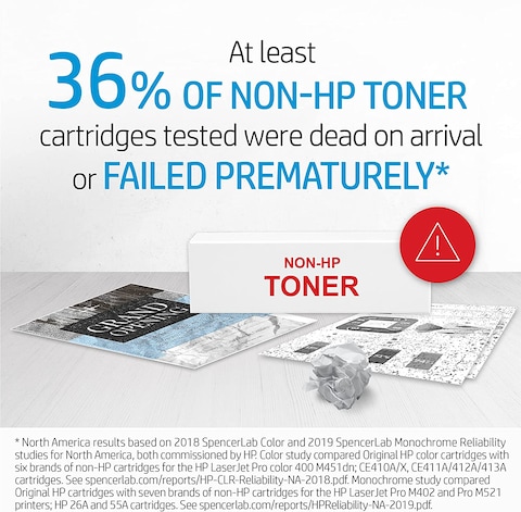 HP 51A HP Original Laserjet Colour Sphere Toner Cartridge, Black - Q7551A