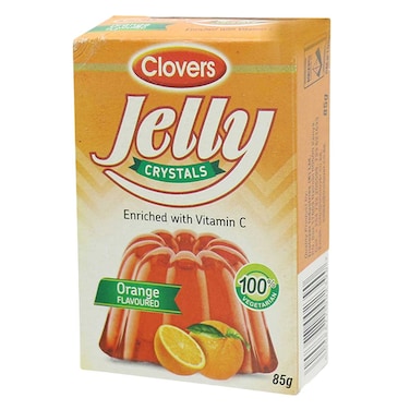 Clovers Jelly Crystal Orange Dessert Mix 85g