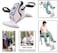 Marshal Fitness Electric Pedal Exerciser, Adjustable Portable Electric Mini Exercise Bike, Electronic Physical Therapy and Rehab Bike, for Arm and Leg Rehab Work-Out, with Remote Control-Mf-0070