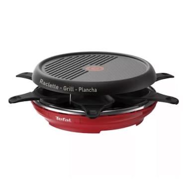 Tefal Raclette Colormania With 6 Pans Red