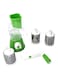 Generic Drum Grater Set Green/White/Clear