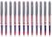 UniBall UB157 Eye Fine Rollerball Pen 0.7mm Red Pack of 12
