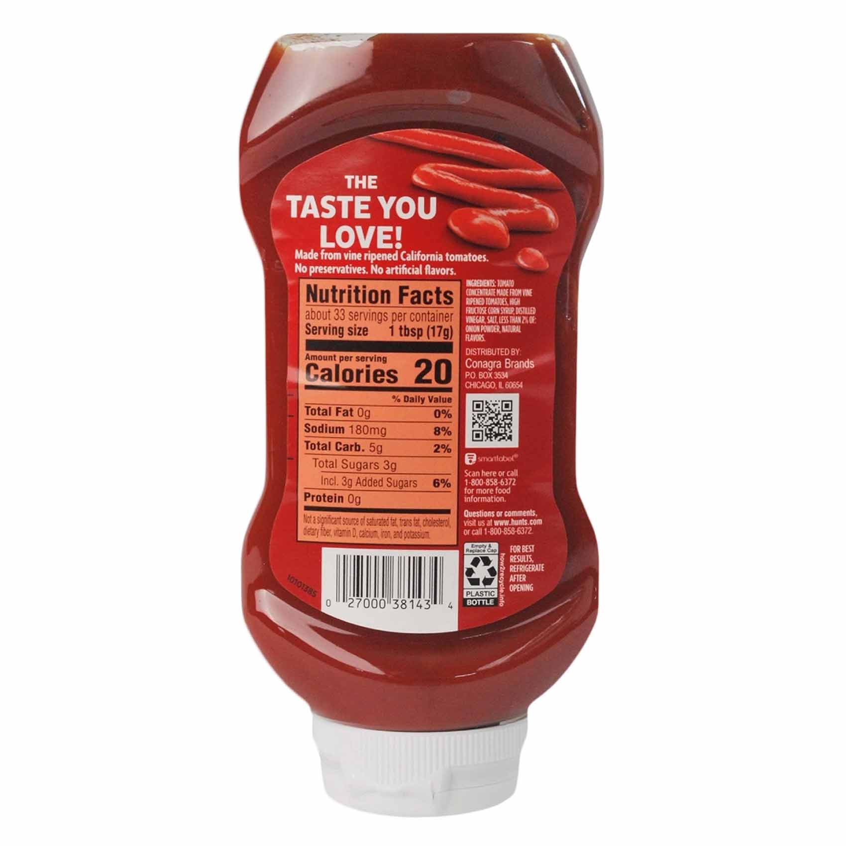Hunt's Tomato Ketchup 567 Gram product thumbnail 3