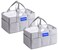 Star Babies - Diaper Caddy Organizer Pack of 2 - Grey