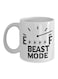 muGGyz Printed Ceramic Coffee Mug White