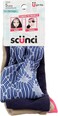 Scunci 5-Pack Basic Headwraps- Blue, Brite Green, Gray, Black, And White