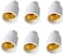 B22 to E27 Bulb Adapters 6 Pack Lamp Holder Converter Base Bulb Socket Adapter