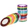 Generic-25 Yards/Roll 6mm Width Silk Satin Ribbon DIY Handmade Materials for Home Wedding Party Decorations Invitation Card Gift Wrapping Christmas Supplies