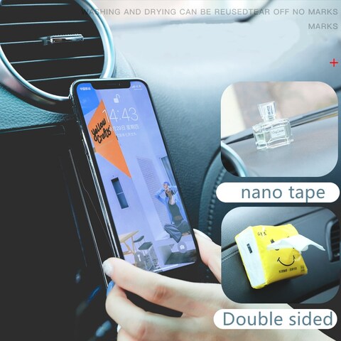 Lavish [ 1 Piece ] 3M Nano Transparent Reusable Waterproof Adhesive Double Sided Tape