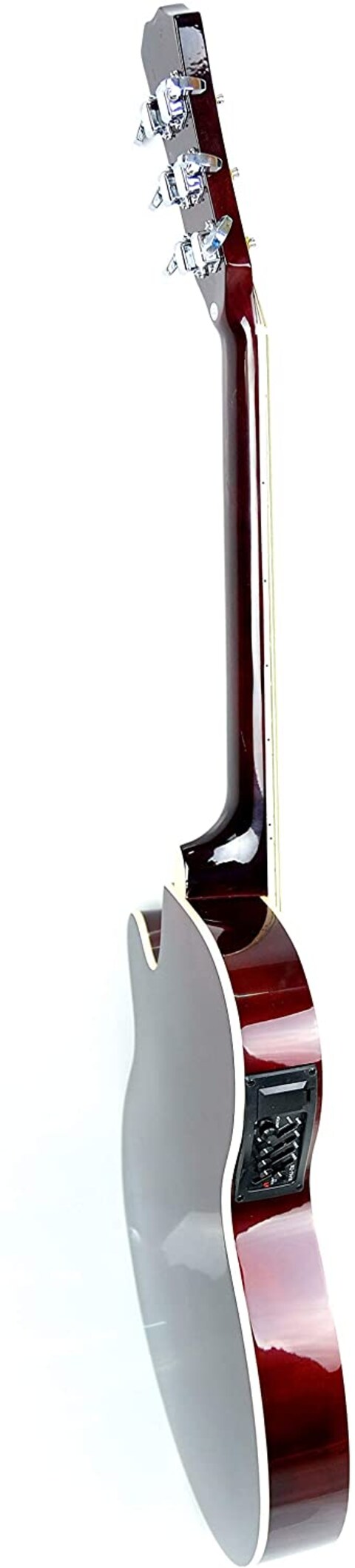Mike Music 40inch Acoustic EQ slim Guitar with bag and strap (40EQ slim, sunburst glossy)