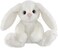 Bearington Collection Lil Whisker White Plush Bunny Rabbit Stuffed Animal, 6 Inches