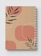 Lowha Spiral Notebook With 60 Sheets And Hard Paper Covers With Boho Design, For Jotting Notes And Reminders, For Work, University, School