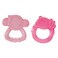 Infantino Safari Teething Pals 0+ Months 2 Pieces Pink