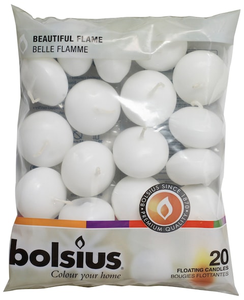 Bolsius Floating Candles, Bag Of 20