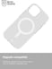 BodyGuardz Ace Pro designed for iPhone 15 case cover with 18 feet Drop Protection compatible with MagSafe with Lanyard - Clear/White