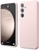 elago Liquid Silicone for Samsung Galaxy S24 Plus case cover Full Body Screen Camera Protective, Shockproof, Slim, Anti-Scratch Soft Microfiber Lining - Lovely Pink