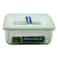 Glasslock food container rectangular 1.1 L