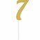 Creative Converting- Cake Topper Gold Glitter #7< >Gold< >