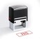 Automatic inking stamp the wordsPaid English