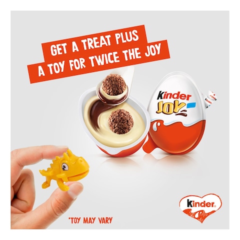 Kinder Joy Boy Cocoa &amp; Milk Cream Eggs 60g