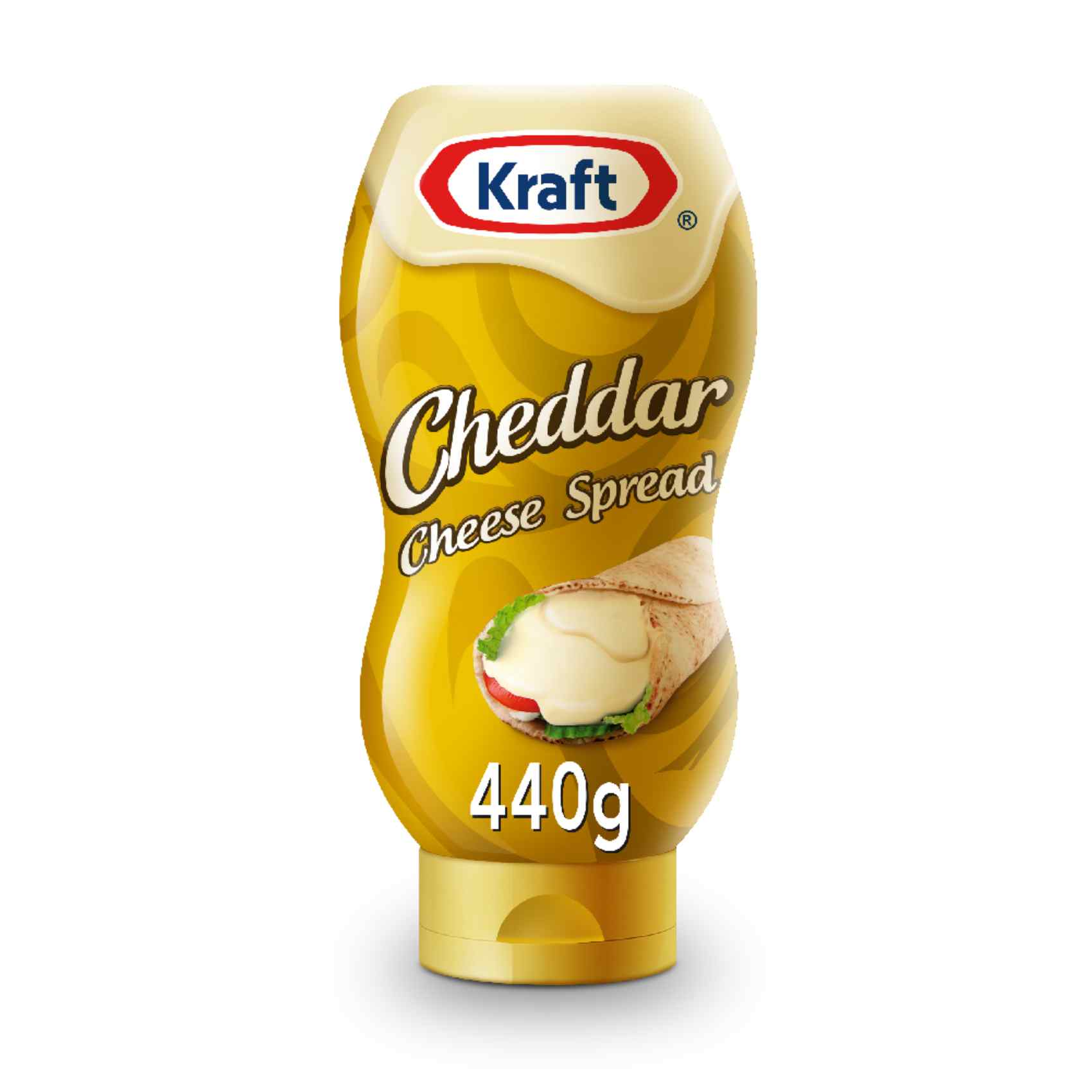 Kraft Cheddar Cheese Spread Squeeze 440g