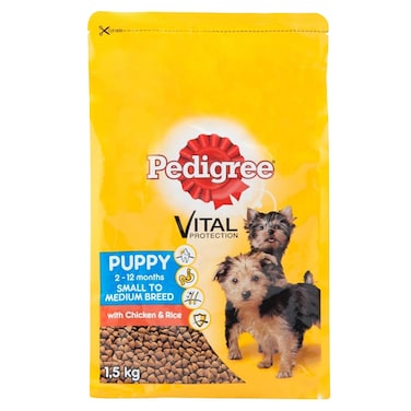Pedigree Vital Protection Chicken And Rice Puppy Food 1.5Kg