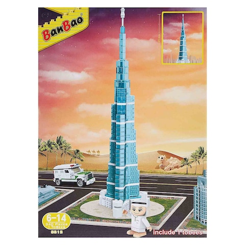 BanBao Burj Khalifa Crystal Building Toy Set 5312 Pack of 340