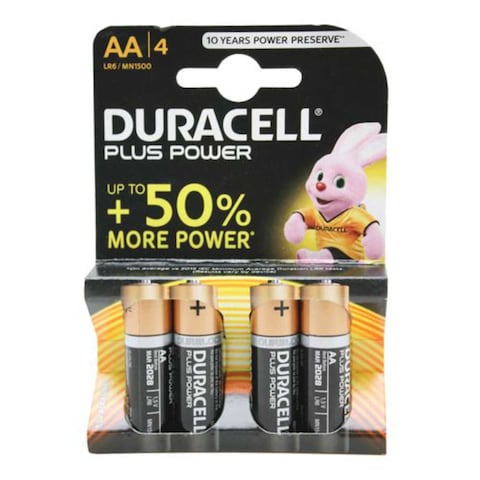 Duracell Power Plus 20 4 Aa