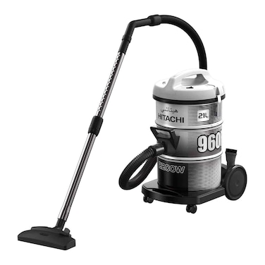 هيتاشي مكنسة كهربائية أسطوانية بسعة 21 لتر وقوة 2200 واط (CV-960F )