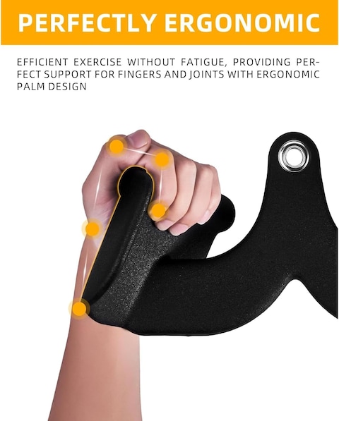 YALLA HomeGym Commercial Premium 5-Set Cable Machine Attachments for Gym Machines