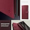 Spigen Wallet S Plus designed for Samsung Galaxy S23 ULTRA case cover folio (2023) [7 Cards + Cash] - Burgundy