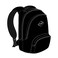 Valiza Backpack Multiple Plain Black