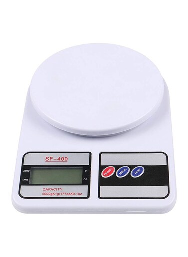 Generic Digital Kitchen Scale With Light -White