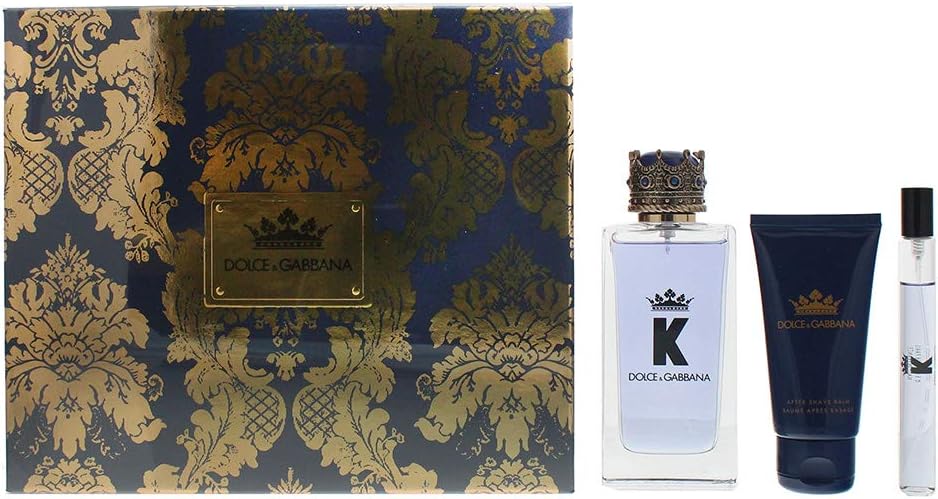 Dolce &amp; Gabbana K 3 Piece Eau De Toilette 100ml Aftershave Balm 50ml Eau De Toilette 10ml