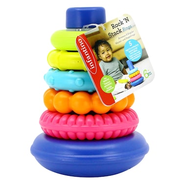 Infantino Rock N Stack Rings 6+ Months