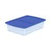 Cosmoplast Underbed Storage Box Clear And Blue 45L