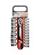 19-Piece Socket Set Silver/Black/Red
