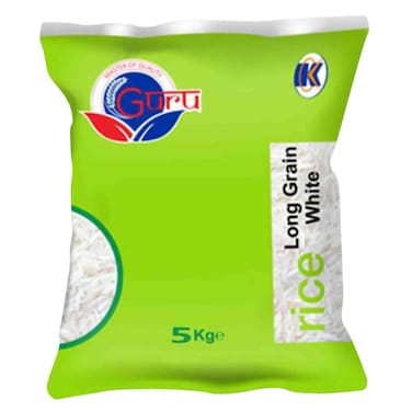 Guru Long Grain White Rice 5Kg